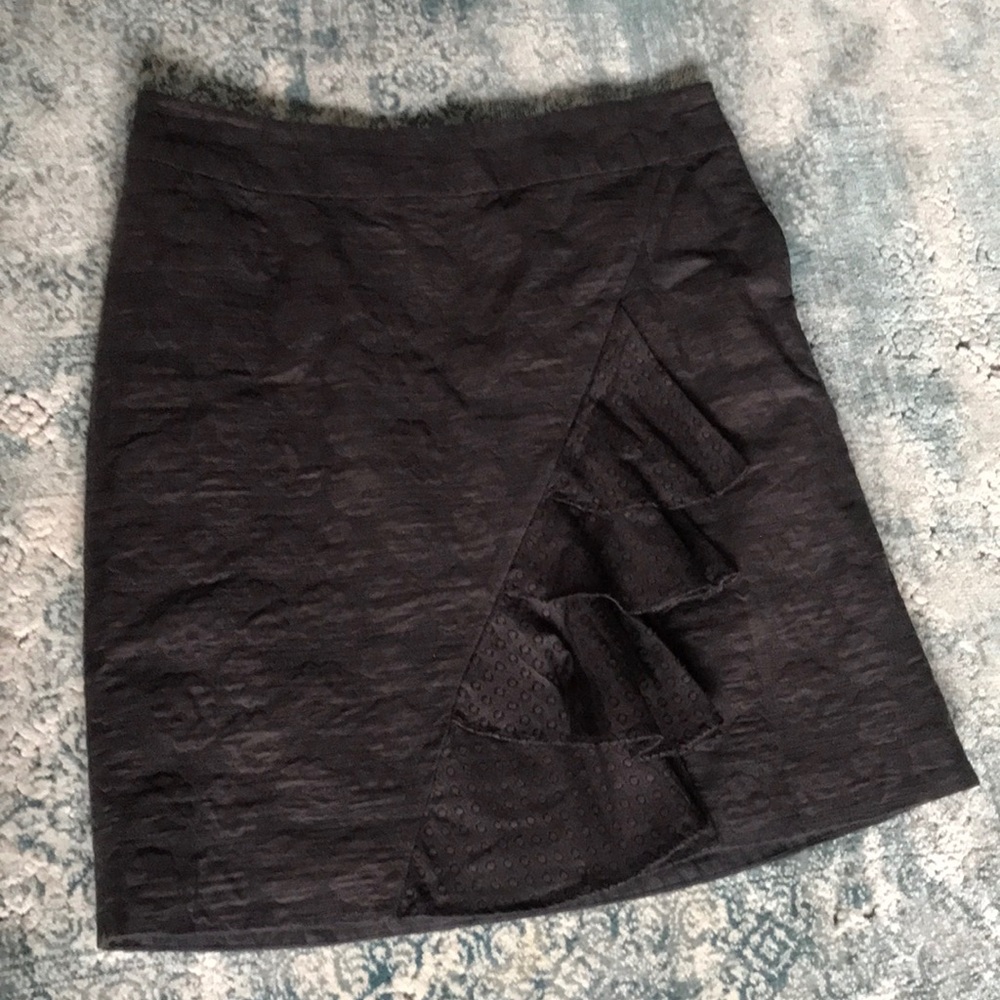 Dark grey midi skirt size 8